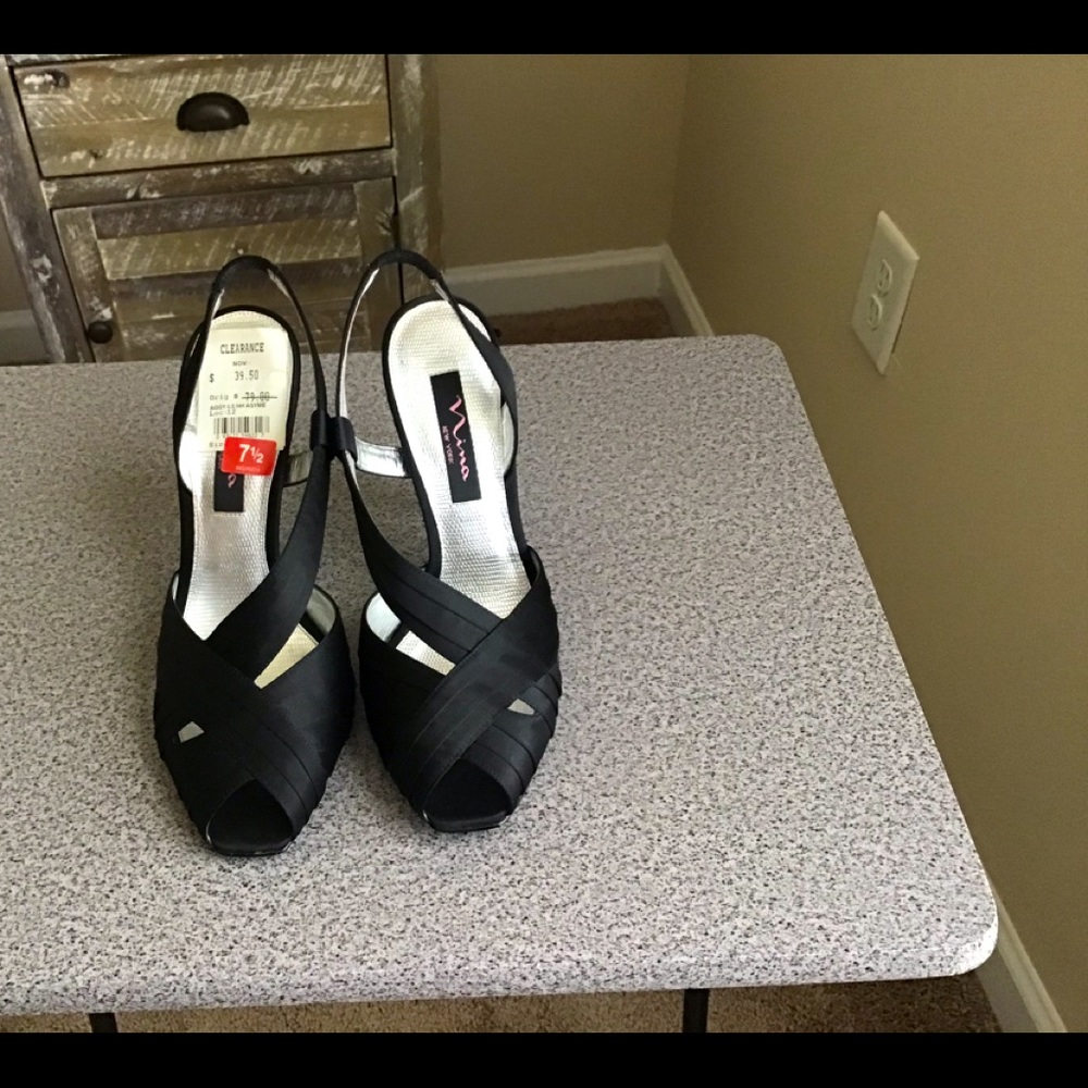 Nina Peep Toe Evening Shoes